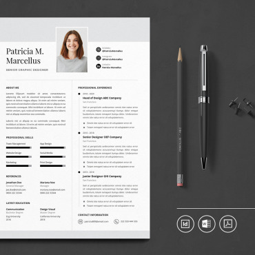 Cv Minimalist Resume Templates 111027