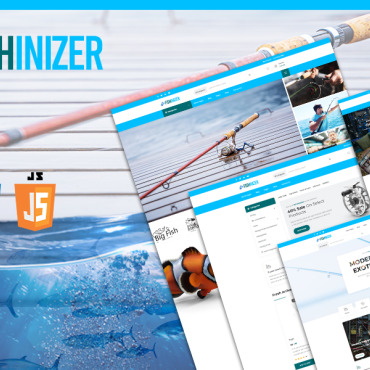 Community Fishing Website Templates 111040