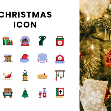 Setinvitationoutlinereindeersnowflakethinchampagnechristmas Lightschristmas Icon Sets 111057
