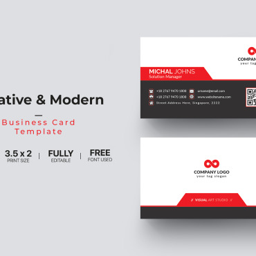 Card Template Corporate Identity 111063