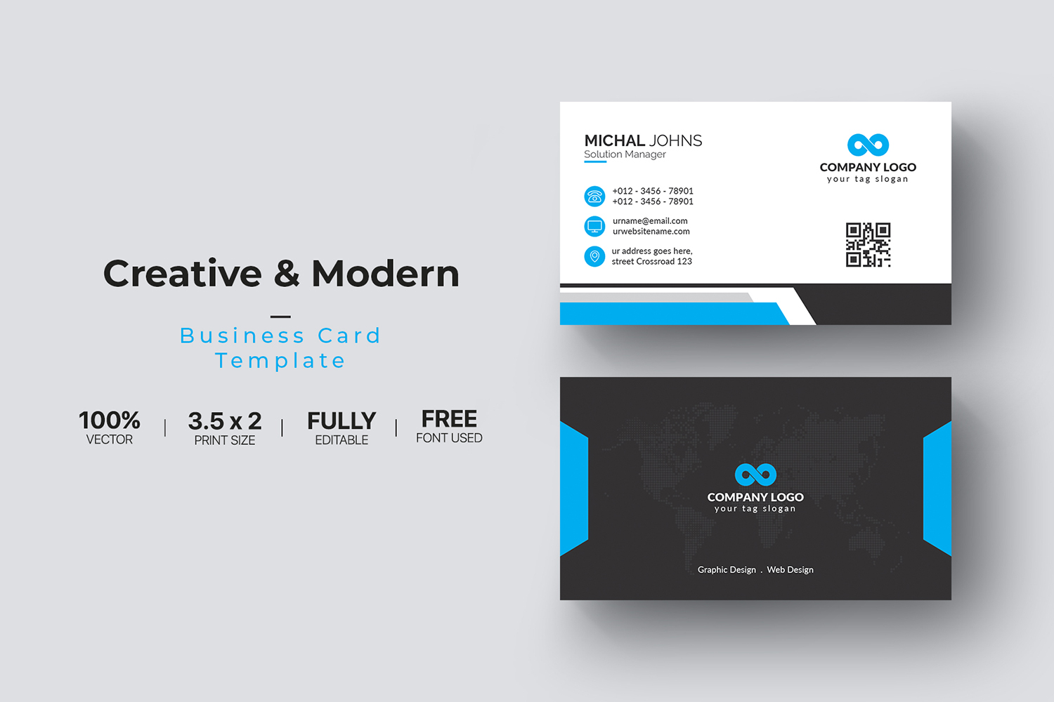 Business Cards - Corporate Identity Template