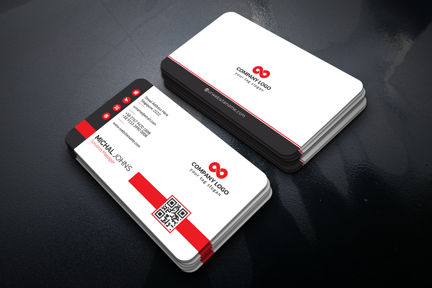 Business Cards - Corporate Identity Template