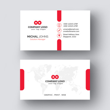 Card Template Corporate Identity 111067