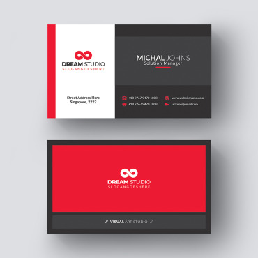 Card Template Corporate Identity 111070