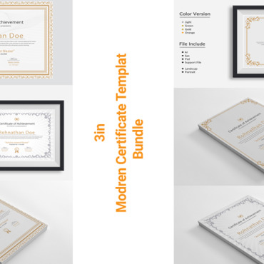 Corporate Decorative Certificate Templates 111086