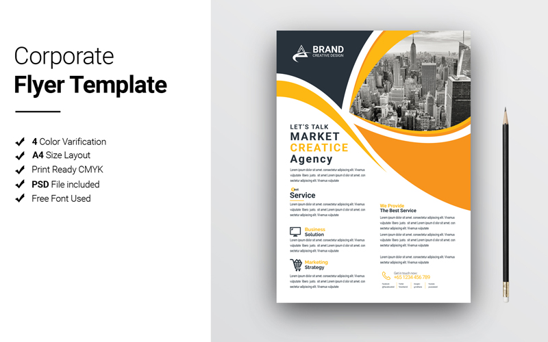 Reality 07 Business Flyer - Corporate Identity Template