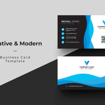 Card Template Corporate Identity 111094