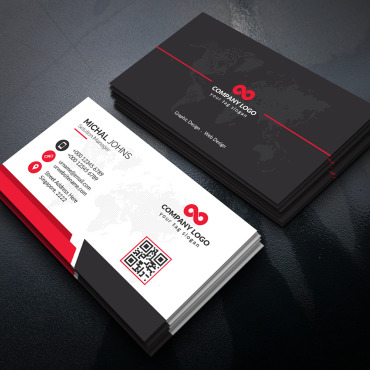 Card Template Corporate Identity 111098