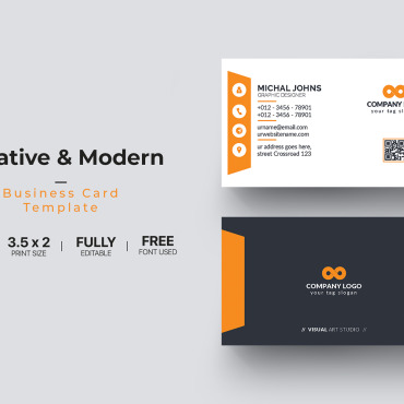 Card Visit Corporate Identity 111100