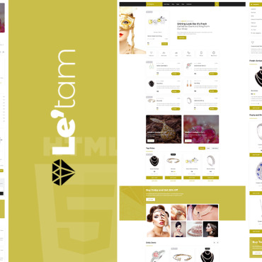 Jewelry Earrings Website Templates 111116