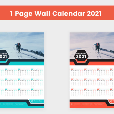 Calendar2021 Wall-calendar Corporate Identity 111122