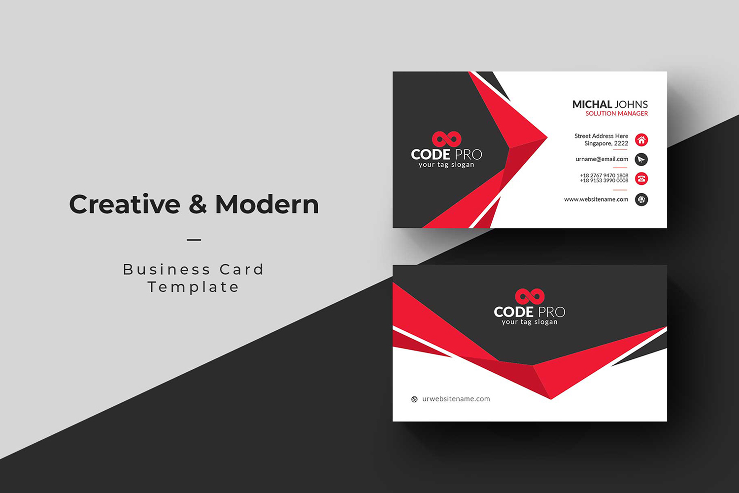 Business Cards - Corporate Identity Template