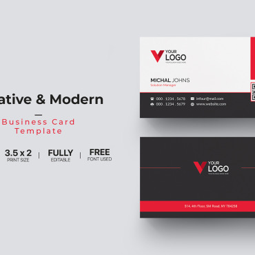 Card Template Corporate Identity 111129