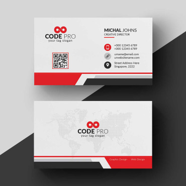 Card Template Corporate Identity 111130