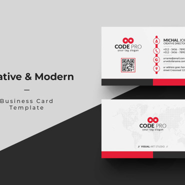 Card Template Corporate Identity 111131