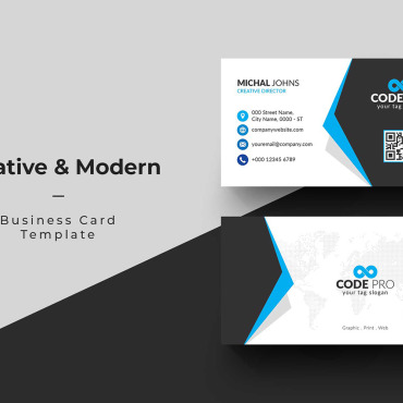 Card Template Corporate Identity 111132