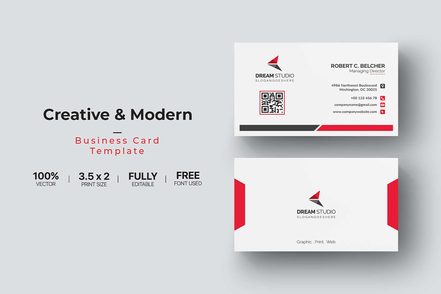 Business Cards - Corporate Identity Template