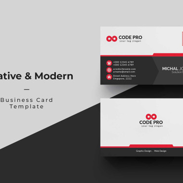 Card Template Corporate Identity 111174