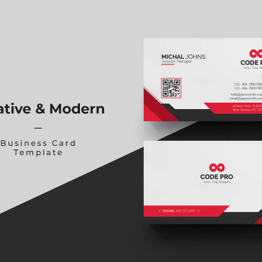 Card Template Corporate Identity 111177