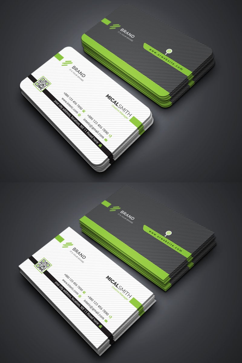 Minimalist Business Card - Corporate Identity Template