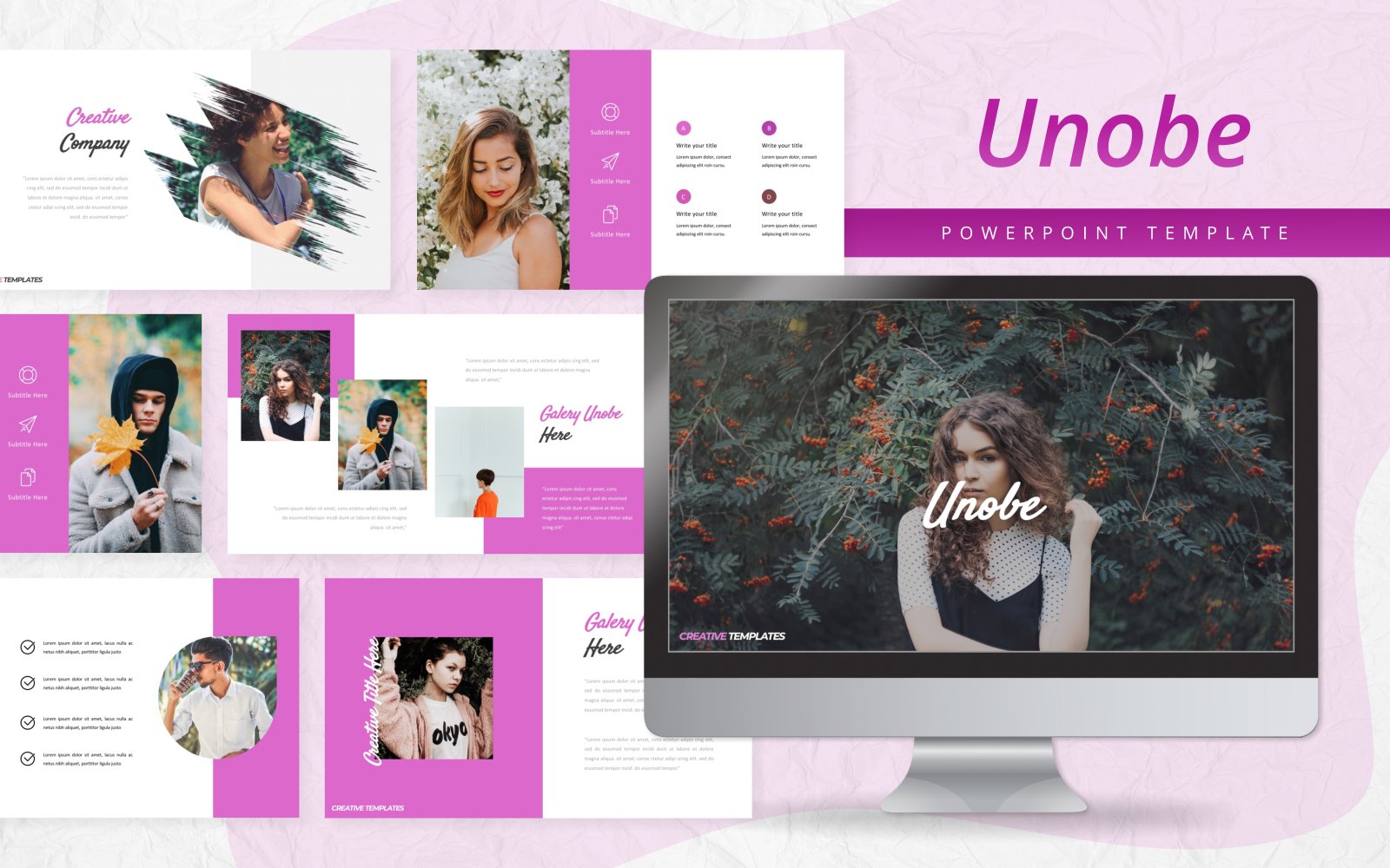 Unobe - Creative PowerPoint template