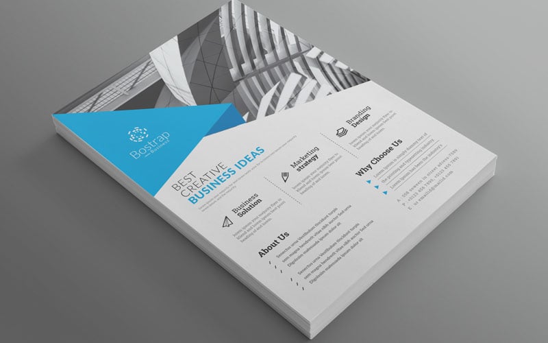 Bostrap - Best Business Flyer Vol_ 122 - Corporate Identity Template