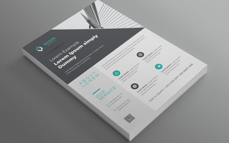 Shape - Best Business Flyer Vol_ 119 - Corporate Identity Template