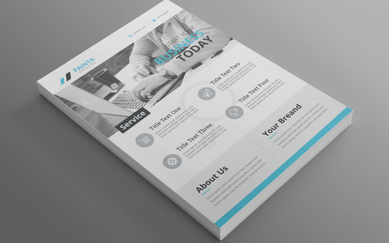 Painta - Best Business Flyer Vol_ 125 - Corporate Identity Template