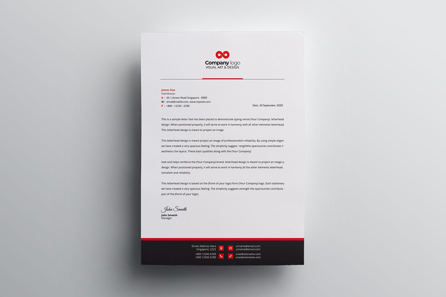 Letterhead - Corporate Identity Template