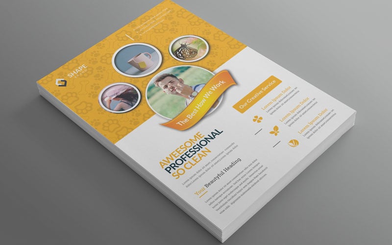 Shape - Best Business Flyer Vol_ 133 - Corporate Identity Template