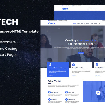 Template Corporate Responsive Website Templates 111561