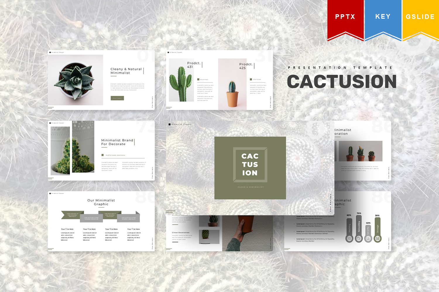 Cactusion | PowerPoint template