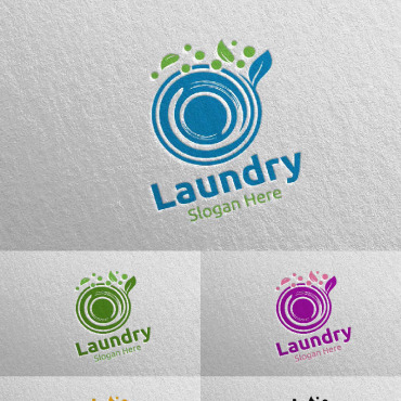 Hangers Washing Logo Templates 111585