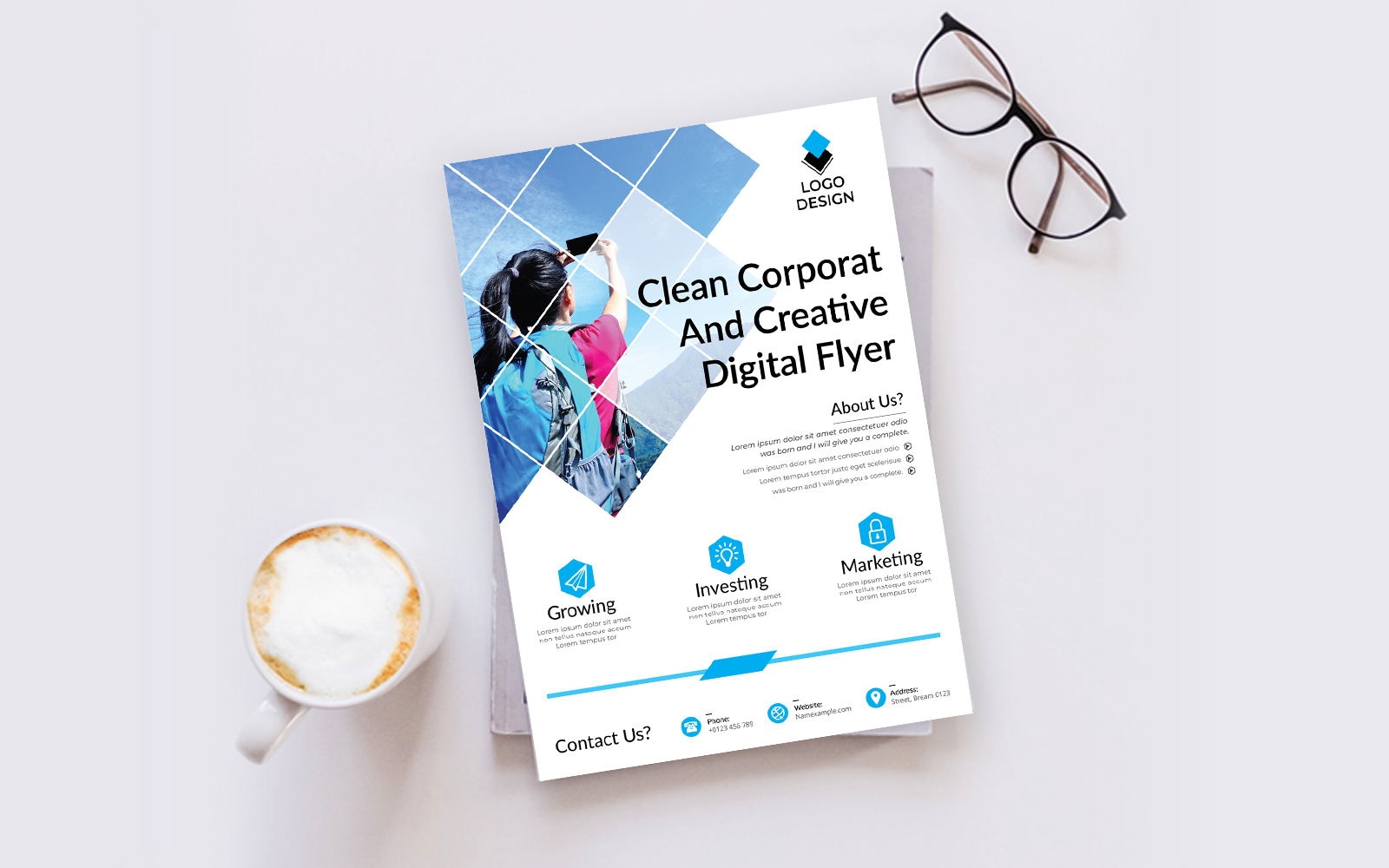 Clean Flyer - Corporate Identity Template