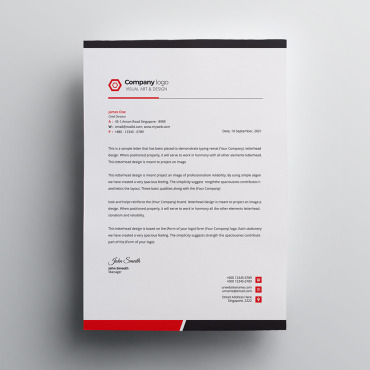 Corporate Letterhead Corporate Identity 111621