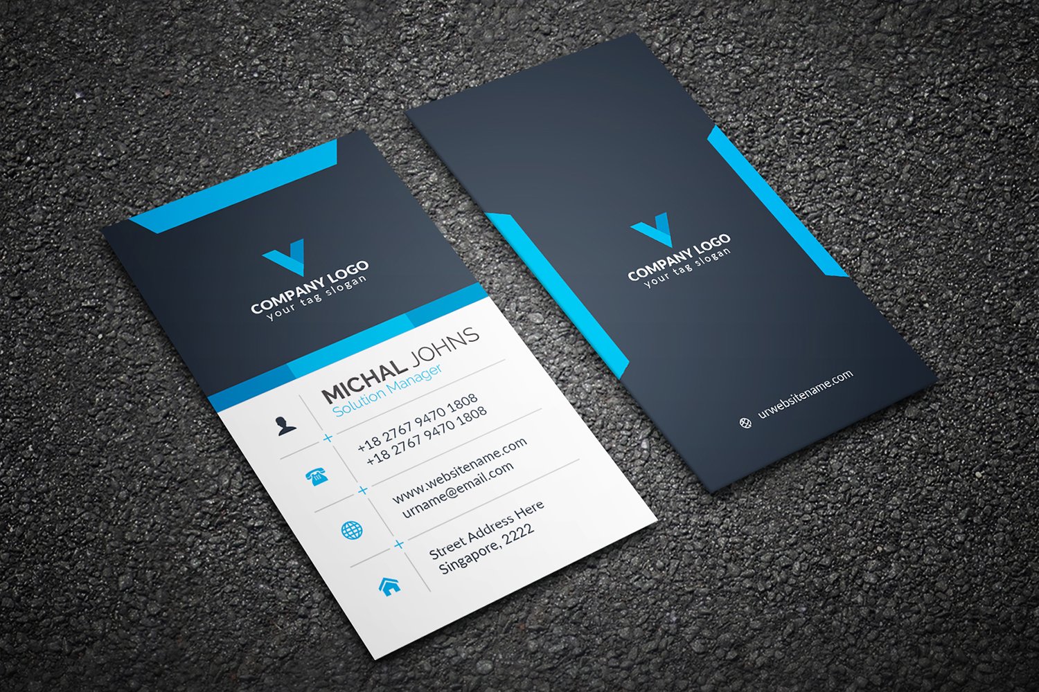 Business Cards - Corporate Identity Template