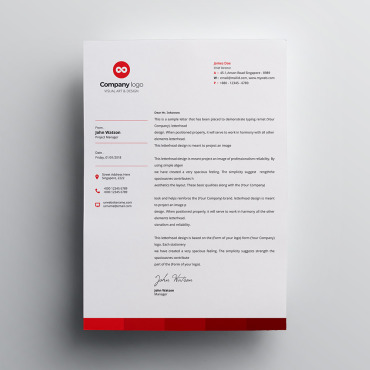 Corporate Letterhead Corporate Identity 111626