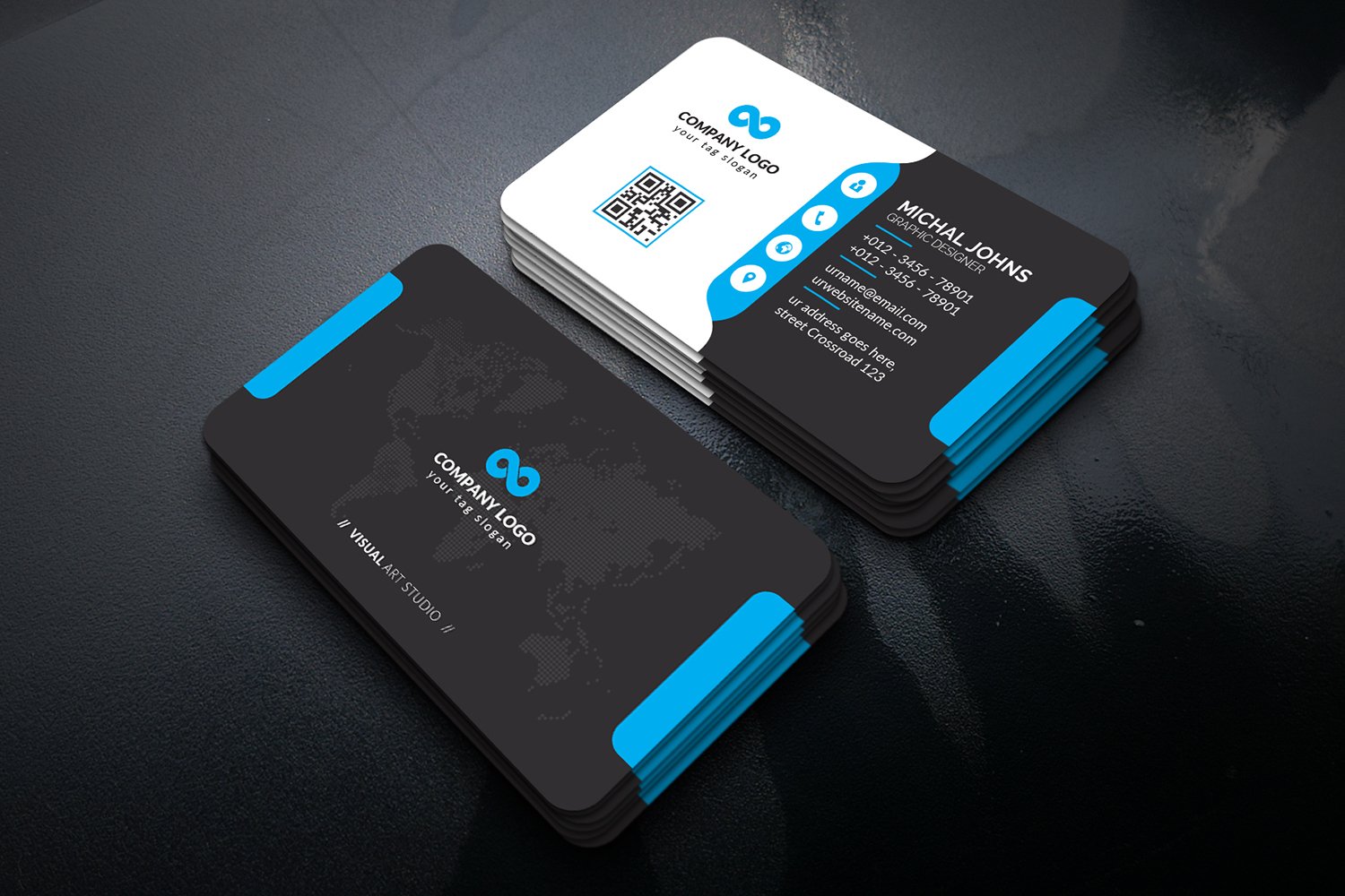 Business Cards - Corporate Identity Template