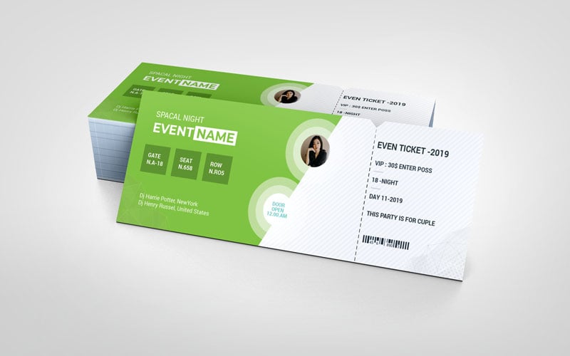 Event Ticket Vol_ 38 - Corporate Identity Template