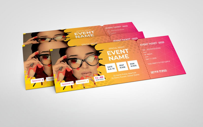 Event Ticket Vol_ 31 - Corporate Identity Template