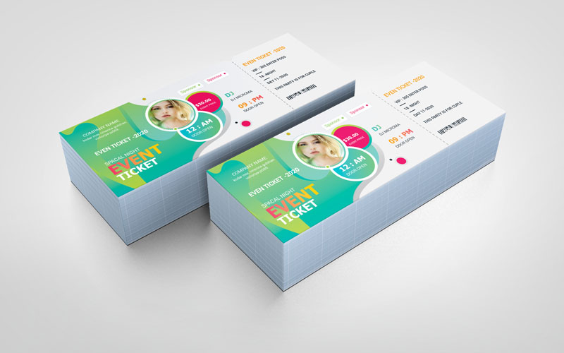 Event Ticket Vol_ 35 - Corporate Identity Template