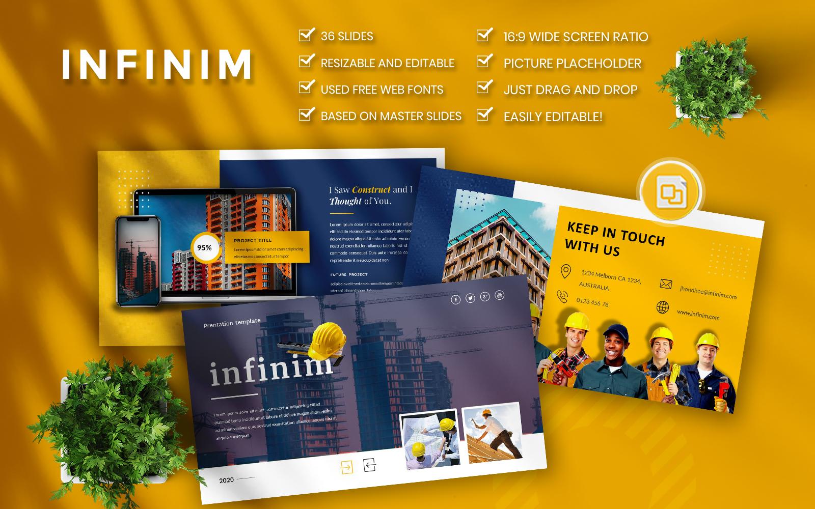 Infinim - Creative Business Template Google Slides
