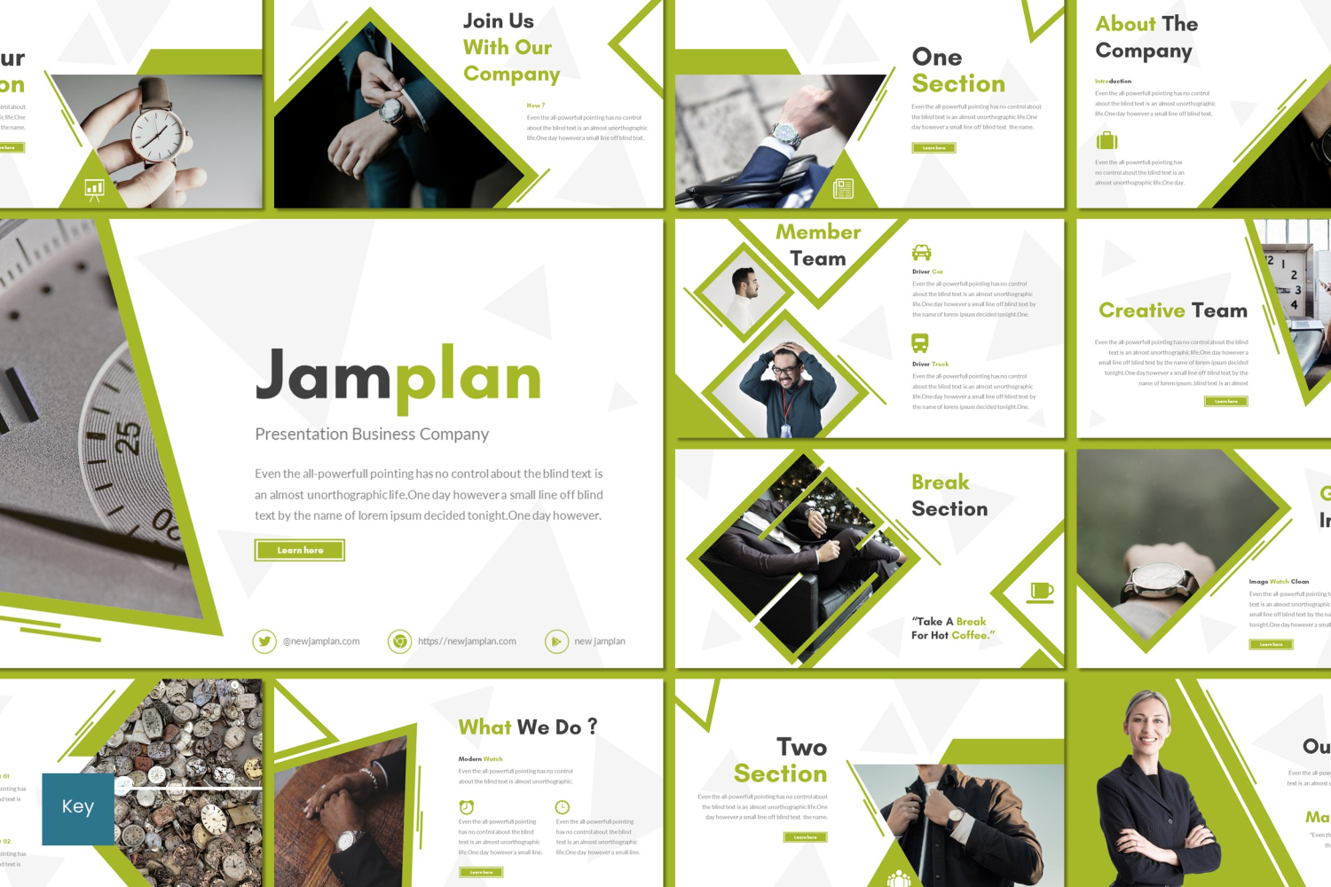 Jamplan - Keynote template