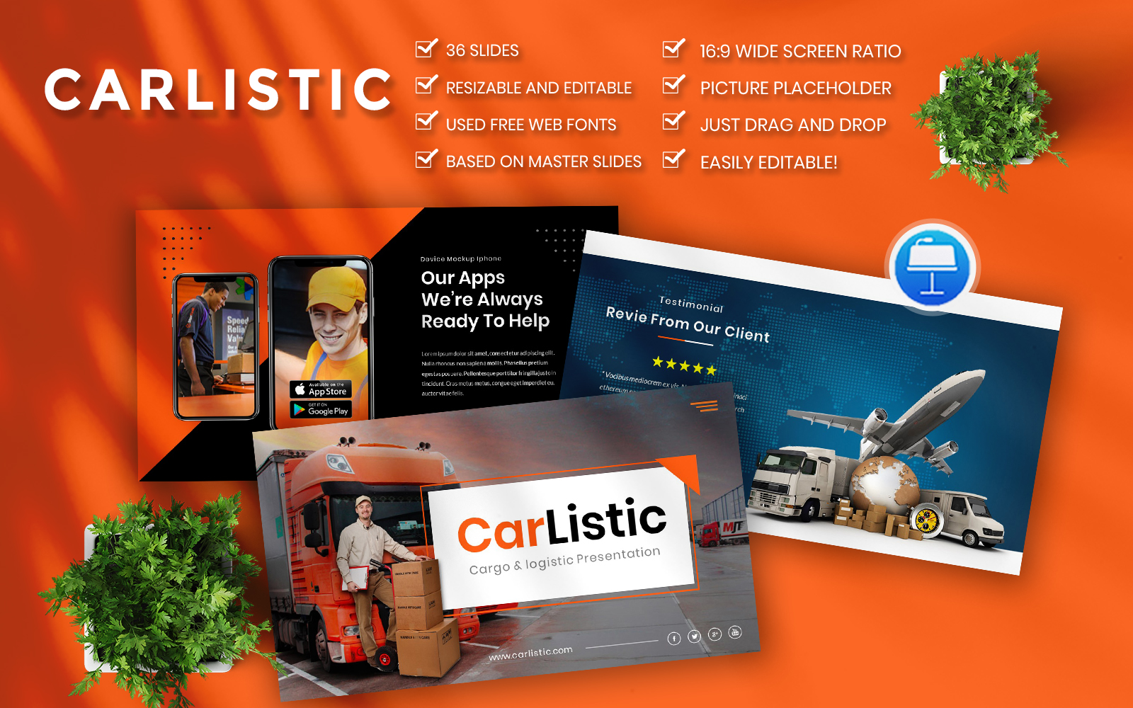 Carlistic - Cargo and Logistic Business - Keynote template