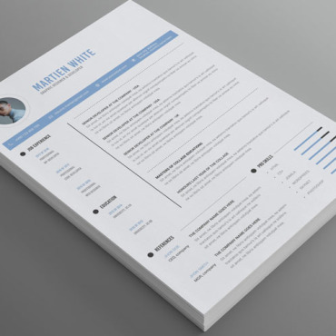 A4 Clean Resume Templates 111742