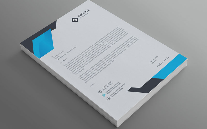 Modern Letterhed - Corporate Identity Template