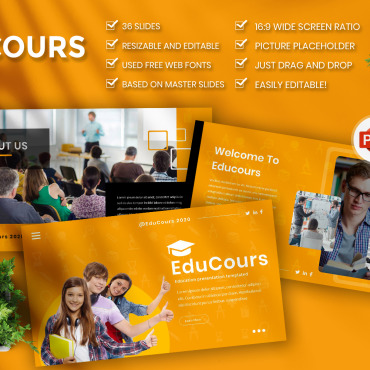 Student Learn PowerPoint Templates 111840