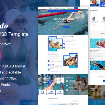 Diving Diving PSD Templates 111844