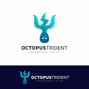 Artlogonaturenauticaloceanoctopusoutline  Logo Templates 111974