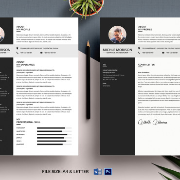 Page A4 Resume Templates 111995